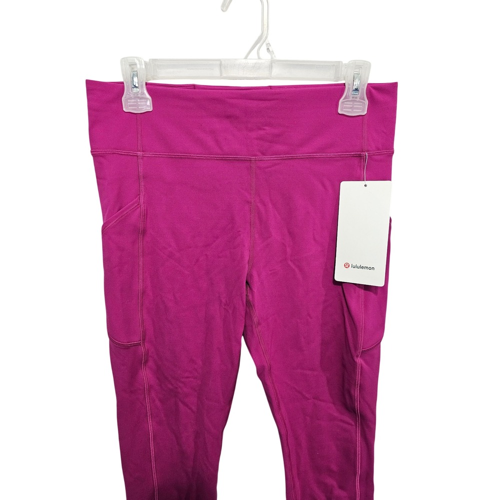 Lululemon Invigorate High-Rise Tight 25" Magenta Purple Leggings NWT Size 10 - Picture 3 of 10